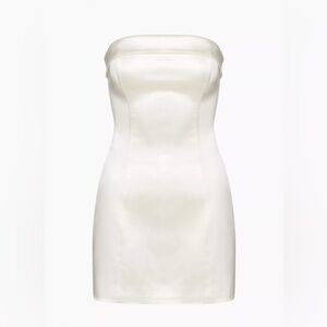 NWT sunday best shimmer satin tube dress